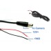 8 meters RCA video cable with the power cable to the rear view camera